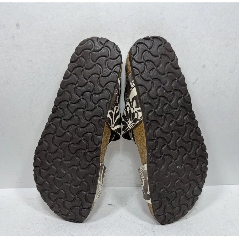Birkenstock Birki's Salina Brown Paisley Birko Flor Sandals Womens Size 8 N 39